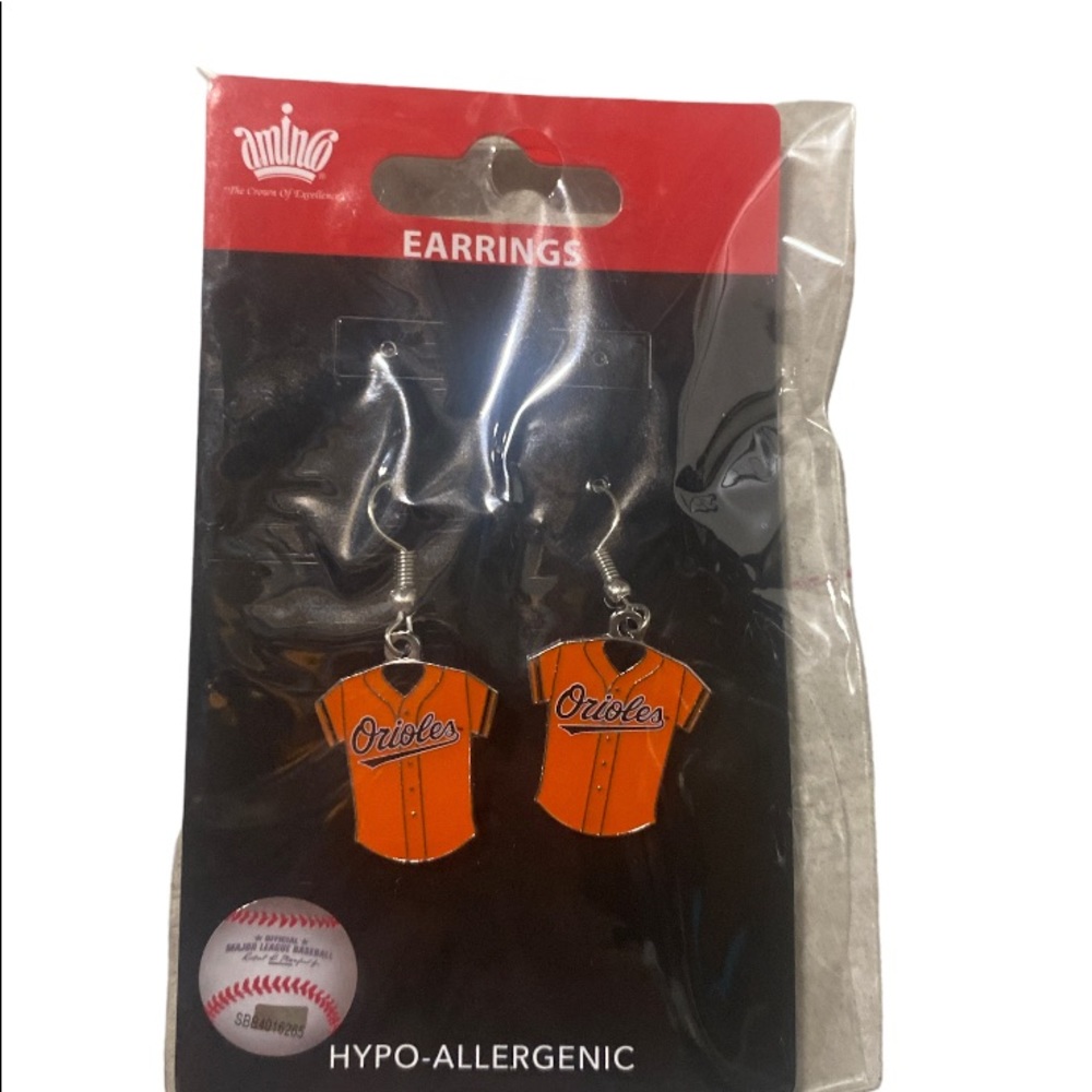 San Francisco MLB Orioles Jersey earrings